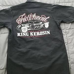 King Kerosin Flathead Work Greaser Button Up Shirt